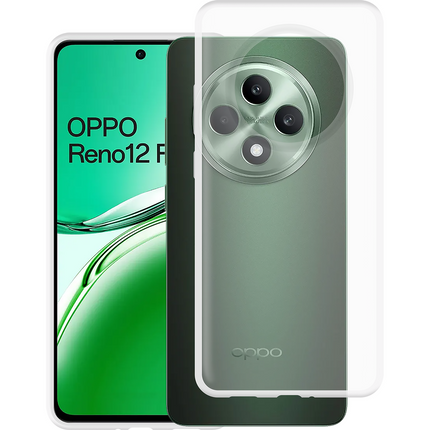 FlexLite Case - Oppo Reno12 F (5G) - Soft TPU Back Cover - Clear