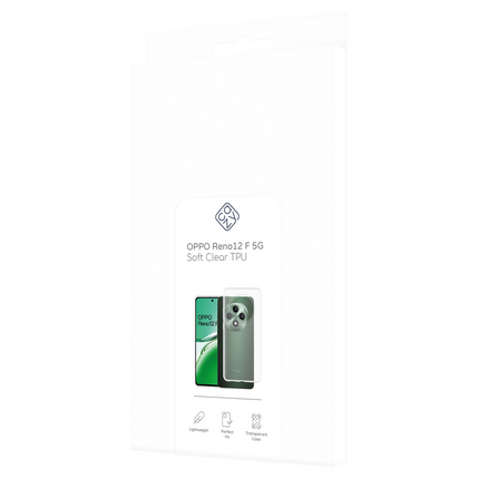FlexLite Case - Oppo Reno12 F (5G) - Soft TPU Back Cover - Clear