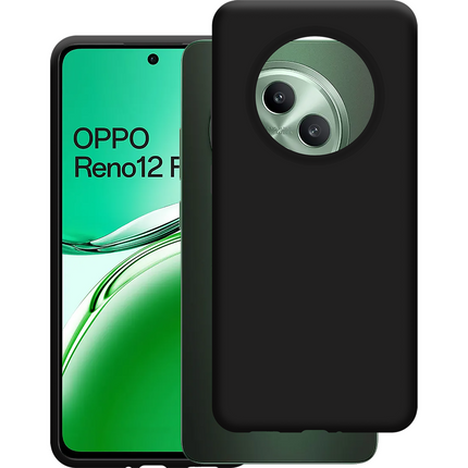 FlexLite Case - Oppo Reno12 F (5G) - Soft TPU Back Cover - Black