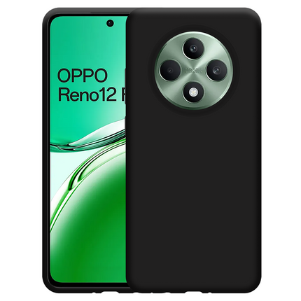 FlexLite Case - Oppo Reno12 F (5G) - Soft TPU Back Cover - Black
