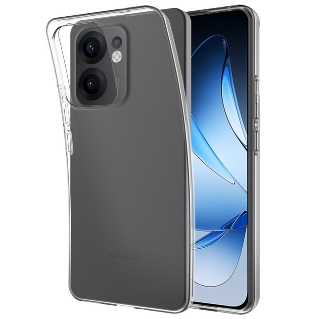 FlexLite Case - Oppo Reno13 F (4G/5G) - Soft TPU Back Cover - Clear
