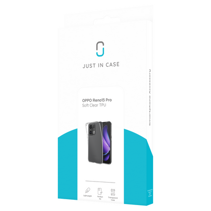 FlexLite Case - Oppo Reno13 Pro - Soft TPU Back Cover - Clear