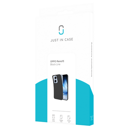 FlexLite Case - Oppo Reno13 - Soft TPU Back Cover - Black