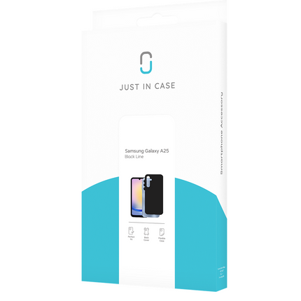 FlexLite Case - Samsung Galaxy A25 - Soft TPU Back Cover - Black