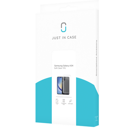 FlexLite Case - Samsung Galaxy A34 - Soft TPU Back Cover - Clear