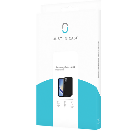 FlexLite Case - Samsung Galaxy A34 - Soft TPU Back Cover - Black