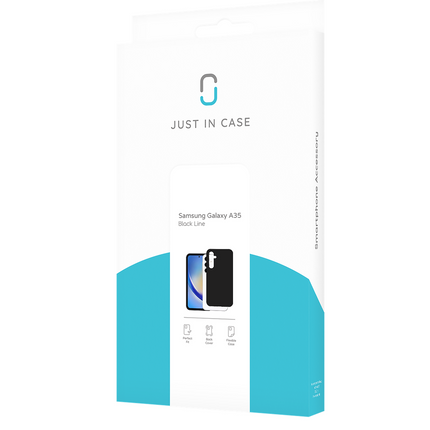 FlexLite Case - Samsung Galaxy A35 - Soft TPU Back Cover - Black