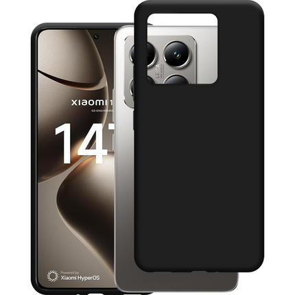 FlexLite Case - Xiaomi 14T - Soft TPU Back Cover - Black