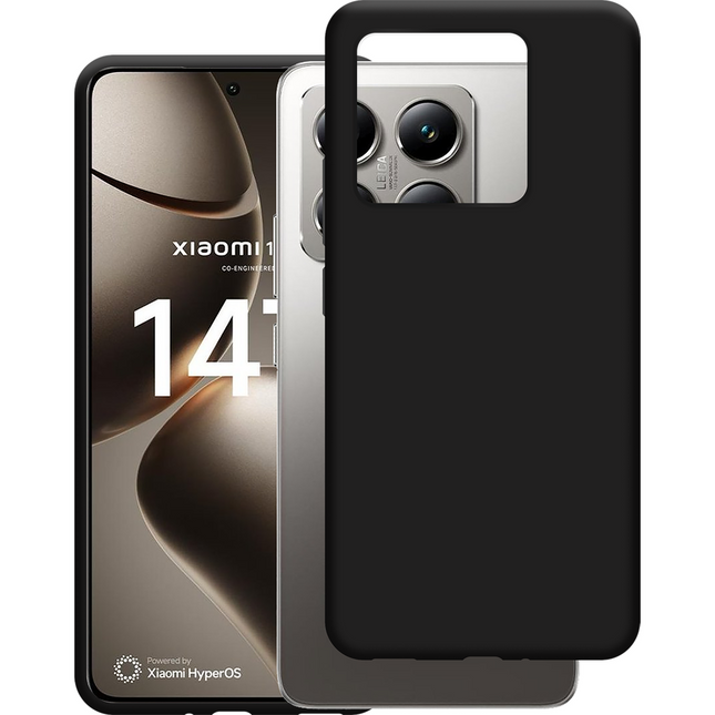 FlexLite Case - Xiaomi 14T - Soft TPU Back Cover - Black