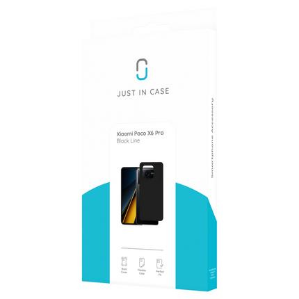 FlexLite Case - Xiaomi Poco X6 Pro - Soft TPU Back Cover - Black