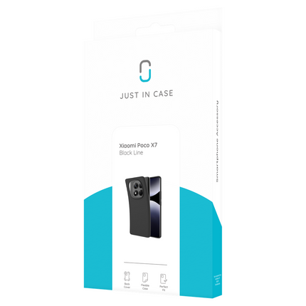 FlexLite Case - Xiaomi Poco X7 - Soft TPU Back Cover - Black