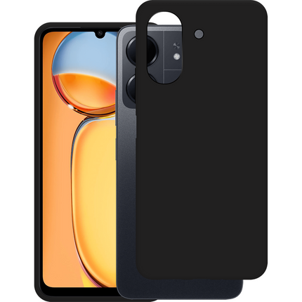 FlexLite Case - Xiaomi Redmi 13C - Soft TPU Back Cover - Black