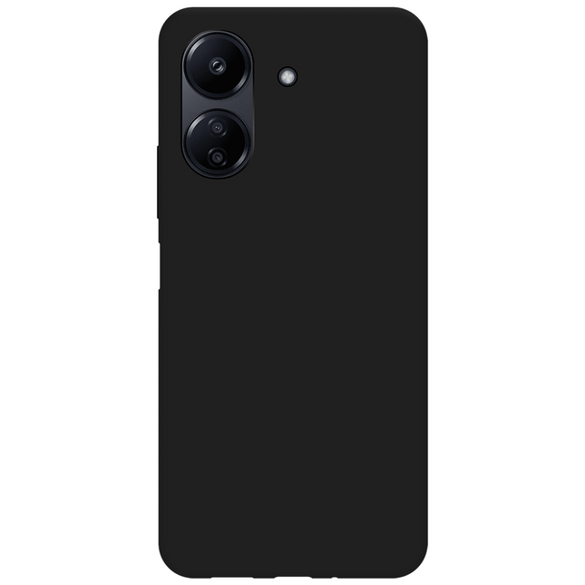 FlexLite Case - Xiaomi Redmi 13C - Soft TPU Back Cover - Black