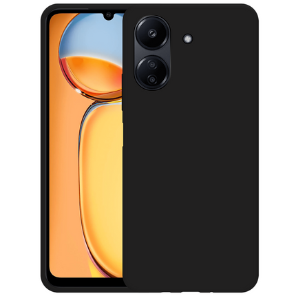 FlexLite Case - Xiaomi Redmi 13C - Soft TPU Back Cover - Black