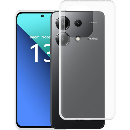 FlexLite Case - Xiaomi Redmi Note 13 (4G) - Soft TPU Back Cover - Clear