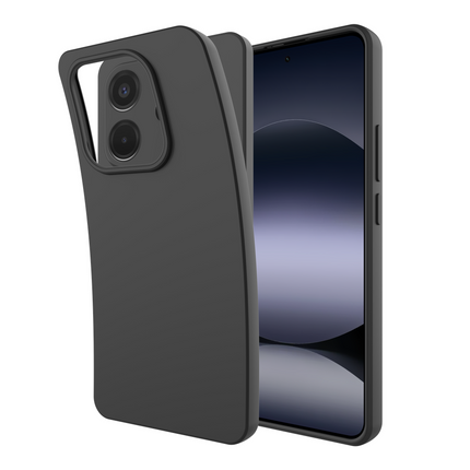FlexLite Case - Xiaomi Redmi Note 14 (4G) - Soft TPU Back Cover - Black