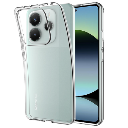 FlexLite Case - Xiaomi Redmi Note 14 (5G) - Soft TPU Back Cover - Clear