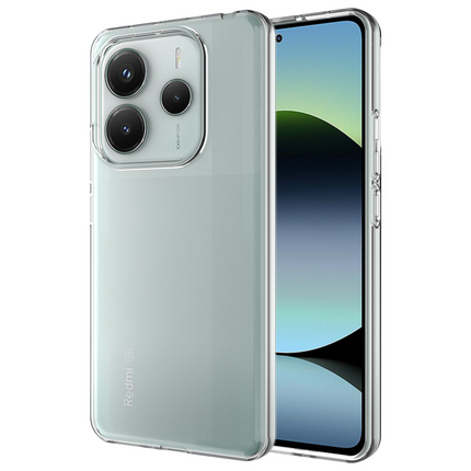 FlexLite Case - Xiaomi Redmi Note 14 (5G) - Soft TPU Back Cover - Clear