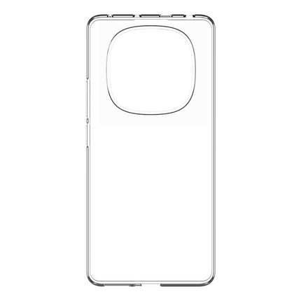 FlexLite Case - Xiaomi Redmi Note 14 Pro (5G) - Soft TPU Back Cover - Clear