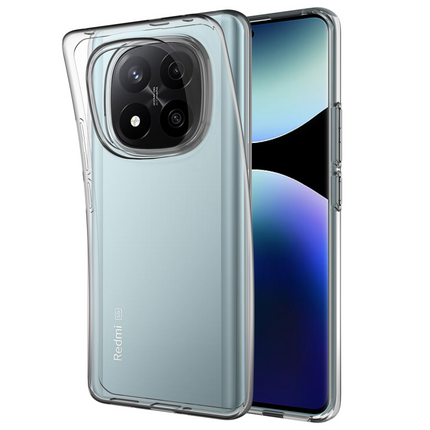 FlexLite Case - Xiaomi Redmi Note 14 Pro Plus (5G) - Soft TPU Back Cover - Clear