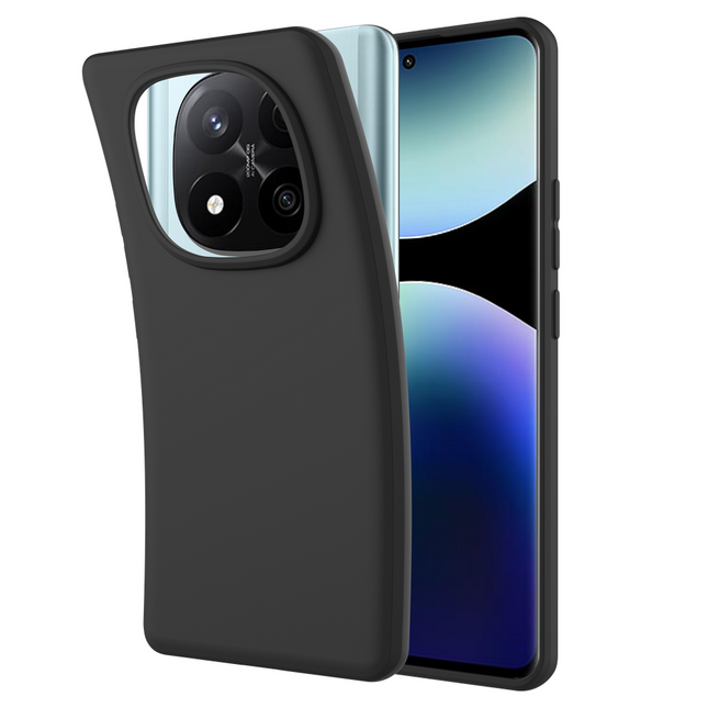 FlexLite Case - Xiaomi Redmi Note 14 Pro Plus (5G) - Soft TPU Back Cover - Black