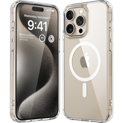 Flex Case - iPhone 15 Pro Max - TPU Back Cover - (compatible with MagSafe) - Clear