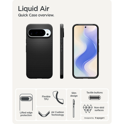 Spigen Case Google Pixel 10 Pro XL - Liquid Air - Black