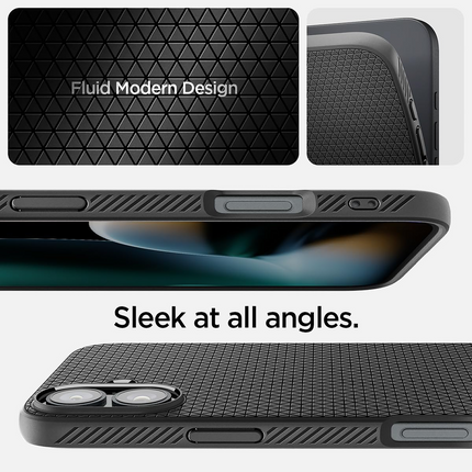 Spigen Case iPhone 16 - Liquid Air - Black