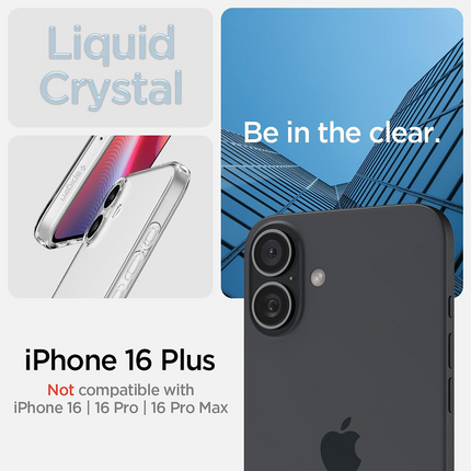 Spigen Case iPhone 16 Plus - Liquid Crystal - Clear