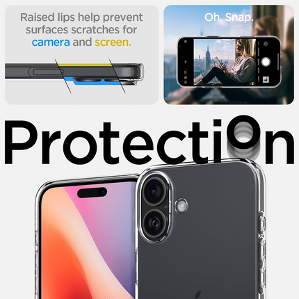 Spigen Case iPhone 16 Plus - Liquid Crystal - Clear