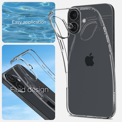 Spigen Case iPhone 16 Plus - Liquid Crystal - Clear
