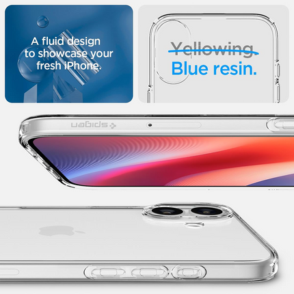 Spigen Case iPhone 16 Plus - Liquid Crystal - Clear