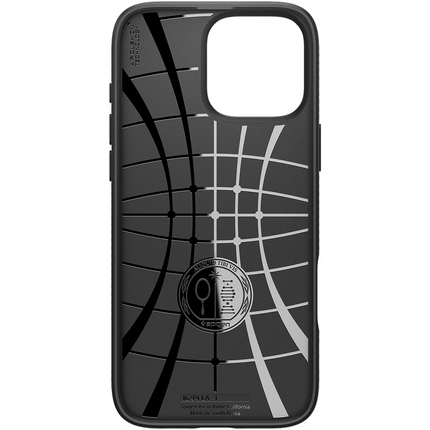 Spigen Case iPhone 16 Pro - Liquid Air - Black