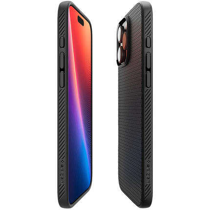 Spigen Case iPhone 16 Pro - Liquid Air - Black
