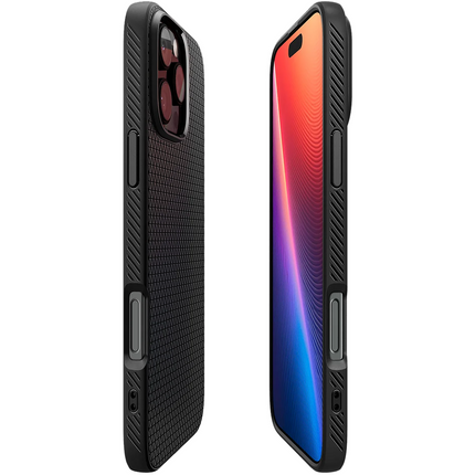 Spigen Case iPhone 16 Pro - Liquid Air - Black