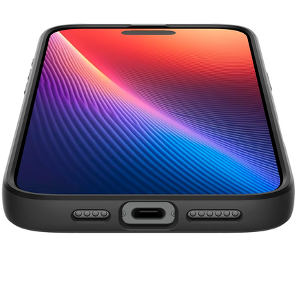 Spigen Case iPhone 16 Pro - Liquid Air - Black