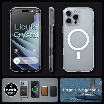 Spigen Case iPhone 16 Pro - Liquid Crystal MagFit - Clear