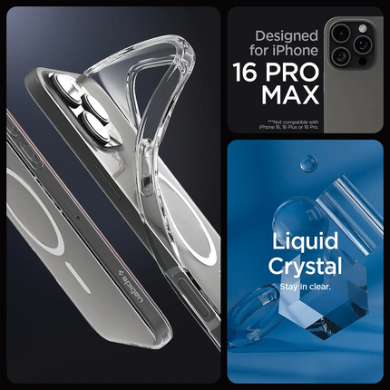 Spigen Case iPhone 16 Pro Max - Liquid Crystal MagFit - Clear
