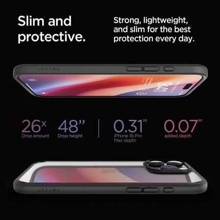 Spigen Case iPhone 16 Pro Max - Ultra Hybrid - Black