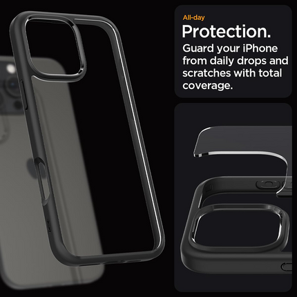 Spigen Case iPhone 16 Pro Max - Ultra Hybrid - Black