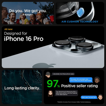 Spigen Case iPhone 16 Pro - Ultra Hybrid - Black