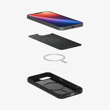 Spigen Case iPhone 17e / 16e - Liquid Air MagFit - Black