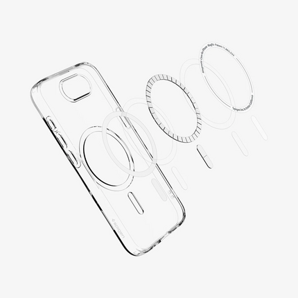 Spigen Case iPhone 17e / 16e - Liquid Crystal MagFit - Clear