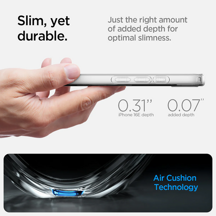 Spigen Case iPhone 17e / 16e - Liquid Crystal MagFit - Clear