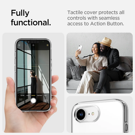 Spigen Case iPhone 17e / 16e - Liquid Crystal MagFit - Clear