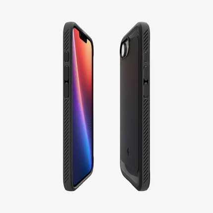 Spigen Case iPhone 17e / 16e - Rugged Armor MagFit - Black