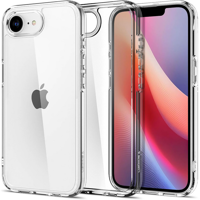 Spigen Ultra Hybrid hoesje iPhone 17e/16e voorkant transparant