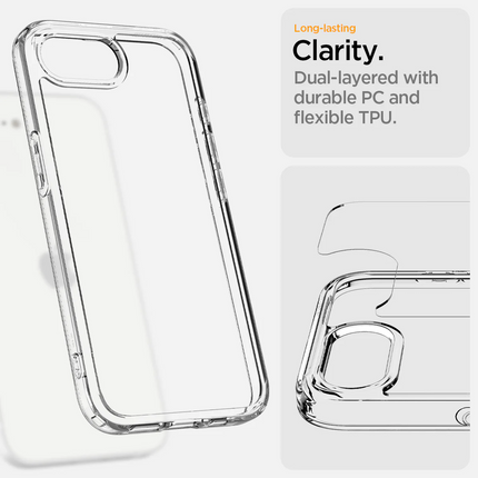 Spigen Case iPhone 17e / 16e - Ultra Hybrid - Clear