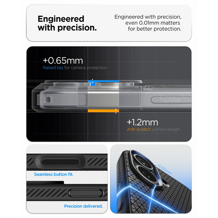 Spigen Case iPhone 17 - Liquid Air - Black