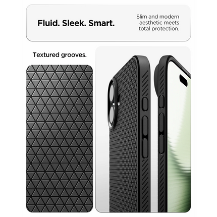 Spigen Case iPhone 17 - Liquid Air - Black